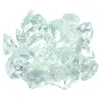 Hivvago Clear Round Reflective Fire Pit Glass In Green