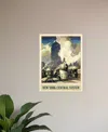 Hivvago New York Railroad Vintage Travel Unframed Print Wall Art