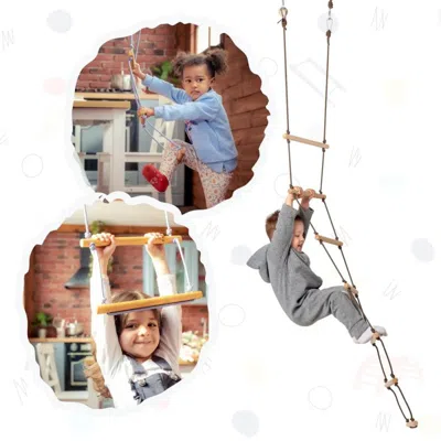 Hivvago Climbing Rope Ladder For Kids 3-9 Y. O.