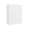 Hivvago Clothes Foldable Armoire Wardrobe Closet With 12 Cubby Storage
