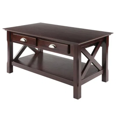 Hivvago Coffee Table Cappuccino In Brown