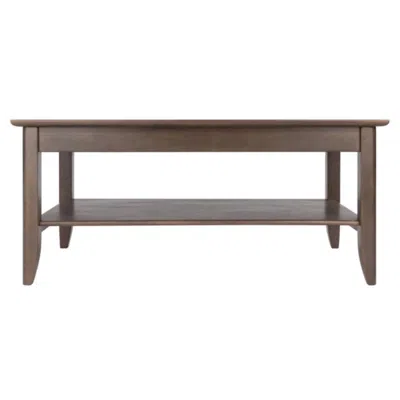 Hivvago Coffee Table Oyster Gray In Brown