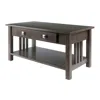 Hivvago Console Hall Table Oyster Gray