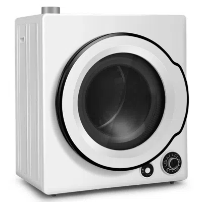 Hivvago Compact Electric Tumble Laundry Dryer With Stainless Steel Tub-white