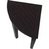 Hivvago Compact Teak Corner Shower Or Outdoor Bench With Shelf In Brown Finish In Brown