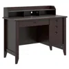 Hivvago Computer Desk Pc Laptop Writing Table Workstation -brown