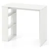 Hivvago Computer Desk With Bookshelf For Small Space