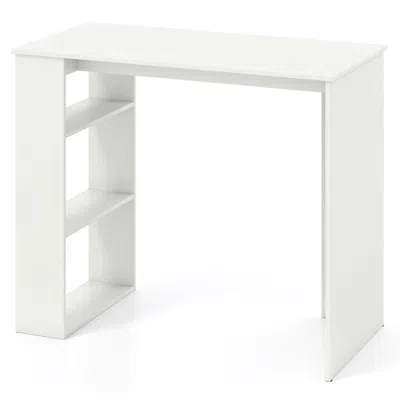 Hivvago Computer Desk With Bookshelf For Small Space