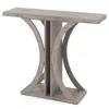 Hivvago Console Table Rectangular Entryway Table With Geometric Frame