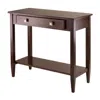 Hivvago Console Table Walnut