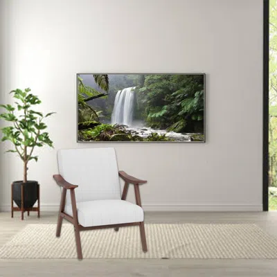 Hivvago Contemporary Lounge Accent Chair With Felt Pads For Living Room In Brown