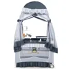 Hivvago Convertible Bassinet With Removable Changing Table And Detachable Mesh Net-grey
