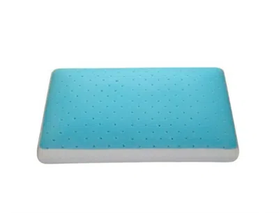 Hivvago Cool Gel Memory Foam Queen Size Bed Pillow In Blue