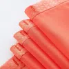 Hivvago Coral Sheer And Grid Shower Curtain And Liner Set