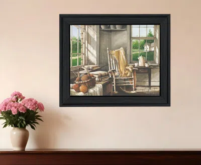 Hivvago Corner Comforts Black Framed Print Wall Art
