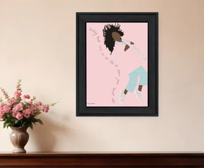 Hivvago Dance Your Heart Out Black Framed Print Wall Art