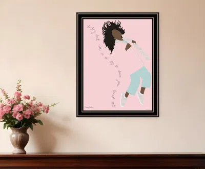 Hivvago Dance Your Heart Out Black Framed Print Wall Art