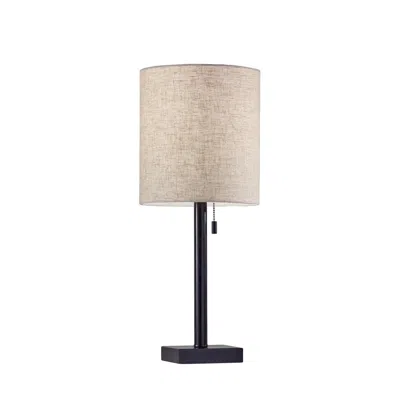 Hivvago Dark Bronze Metal Table Lamp In Neutral
