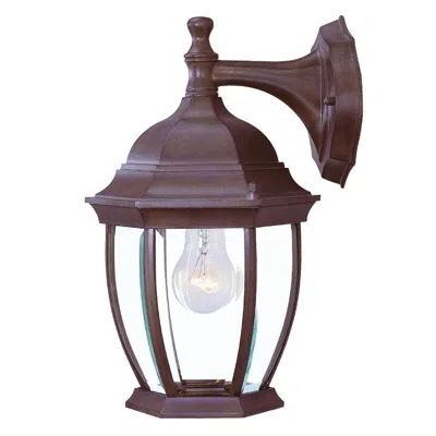 Hivvago Dark Brown Wide Hanging Lantern Wall Light