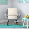 Hivvago Deep Seat Chair Cushion Pads Set With Rope Belts For Indoor And Outdoor-beige