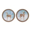 Hivvago Deer Frame (set Of 2) In Brown