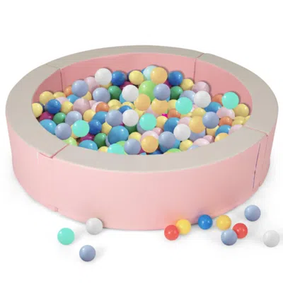 Hivvago Detachable Foam Ball Pit With 50 Colorful Ocean Balls