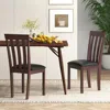 Hivvago Dining Chair Set Of 2 Upholstered Wooden Kitchen Chairs With Padded Seat And Rubber Wood Frame-espre