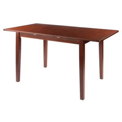 Hivvago Dining Table Extension Top Walnut In Brown