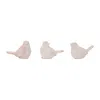 Hivvago Distressed Bird Figurine (set Of 6) In Neutral