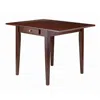 Hivvago Double Drop Leaf Dining Table Walnut