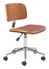 Hivvago Duravel Office Chair Brown In Brown