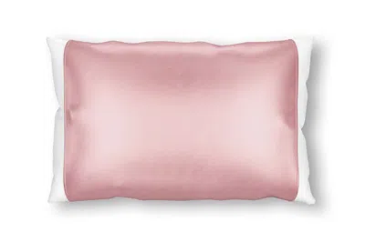 Hivvago Dusty Rose Silk Open Ended Pillowcase In Pink