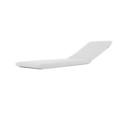 Hivvago Edie 76 Inch Outdoor Lounger Cushion, White