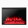 Hivvago Electric Fireplace Recessed With Adjustable Flames