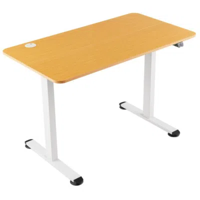 Hivvago Electric Standing Desk Adjustable Stand Up Computer Desk Anti-collision-natural