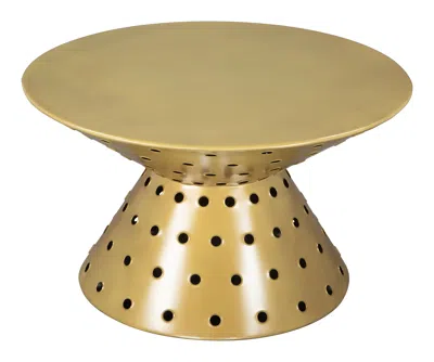 Hivvago Electron Coffee Table Gold