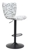 Hivvago Elevate Barstool (set Of 2) White In Black