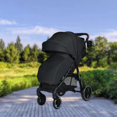 Hivvago Elevated Baby Stroller With Single-hand Folding Design