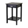 Hivvago End Table Espresso