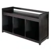 Hivvago Entryway Storage Bench Espresso