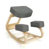 Hivvago Ergonomic Kneeling Chair Rocking Office Desk Stool Upright Posture-gray