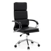 Hivvago Ergonomic Leather Office Chair With Adjustable Height And Rocking Function