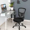 Hivvago Ergonomic Mesh Office Chair With Adjustable Back Height And Armrests-black