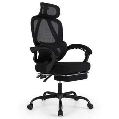 Hivvago Ergonomic Office Chair High Back Mesh Desk Chair With Retractable Footrest
