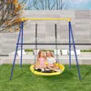 Hivvago Extra Large Heavy Duty A-frame Steel Swing Stand