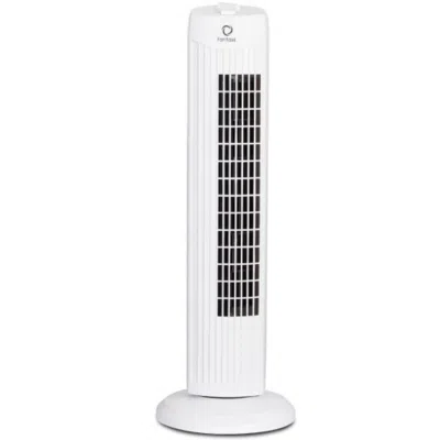 Hivvago Fantask 35w 28 Inch Quiet Bladeless Oscillating Tower Fan-white