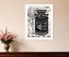 Hivvago Farm Sweet Farm Milk Can White Framed Print Wall Art In White