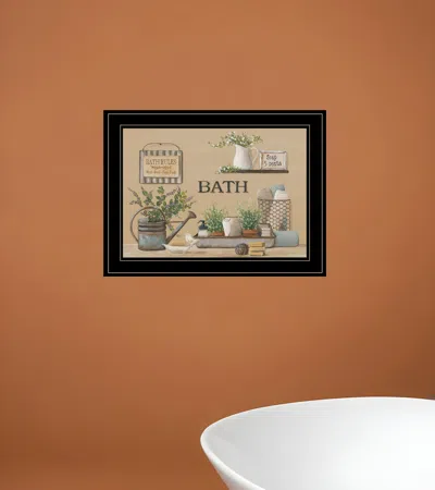 Hivvago Farmhouse Bath Black Framed Print Bathroom Wall Art