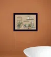 Hivvago Farmhouse Bath Black Framed Print Bathroom Wall Art In Black