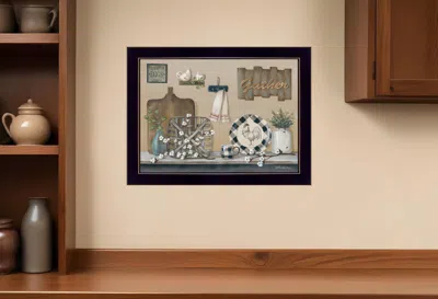 Hivvago Farmhouse Kitchen Black Framed Print Kitchen Wall Art